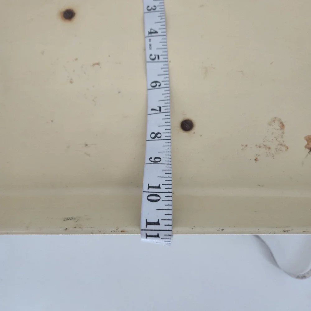 Vintage Baby Nursery Scale 30 Lb Blue Star Infant Scale Cream Metal Decor 19